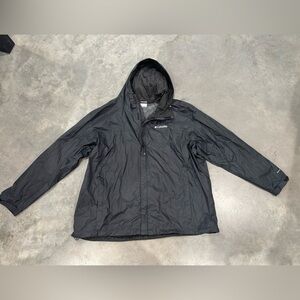 Columbia Black and Gray Hooded Jacket